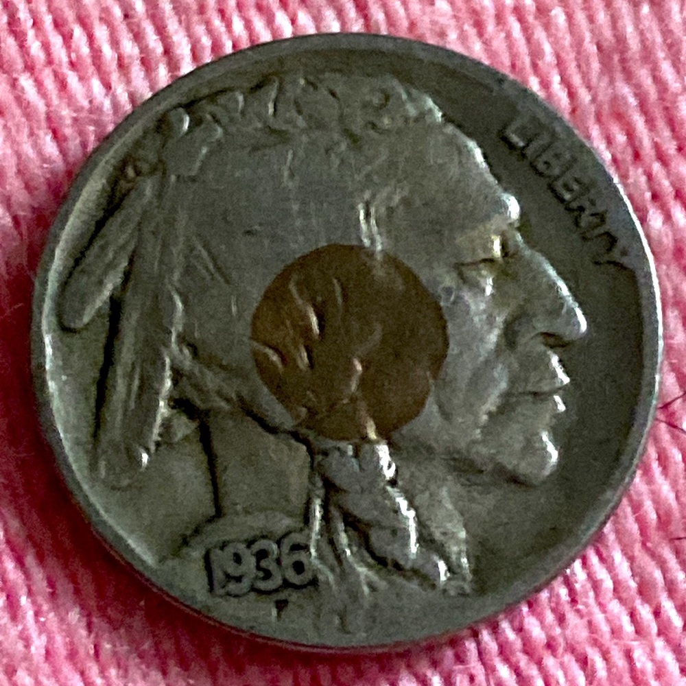 Vintage 1936S Indian Buffalo Nickel